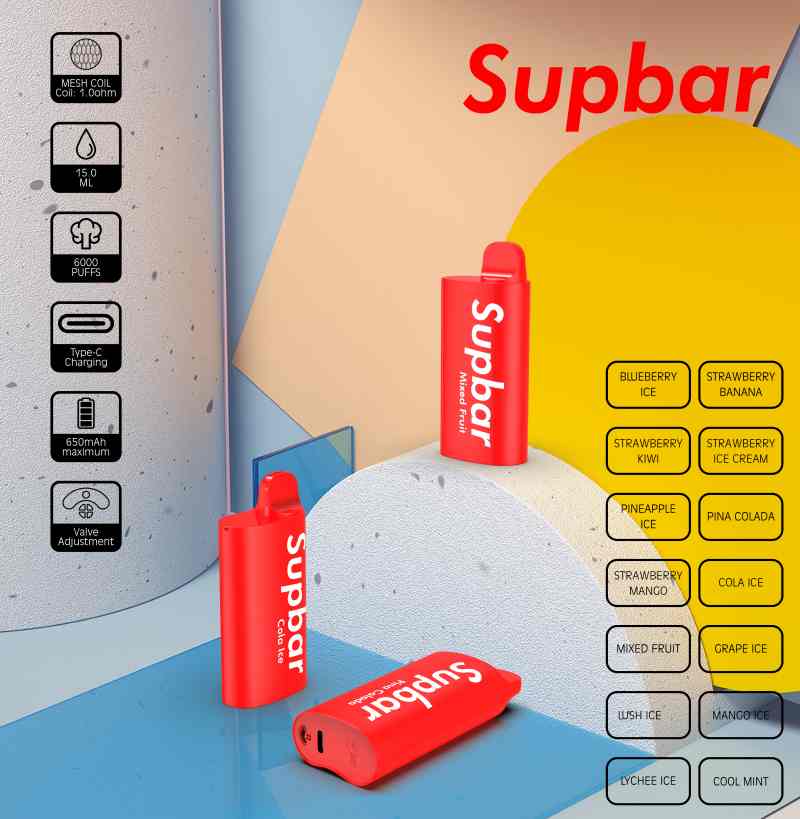 supbar 6000 puff