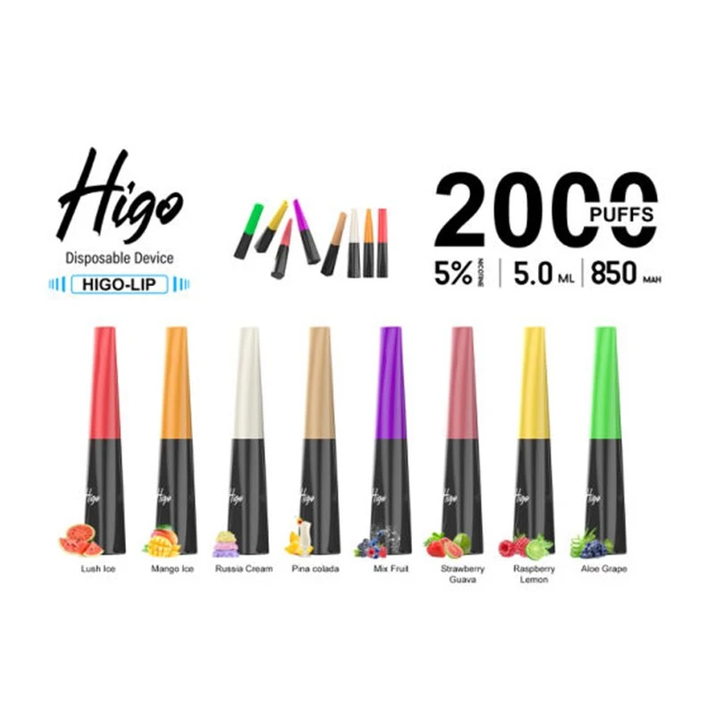 Higo Lip 2000 Jednorazový vape