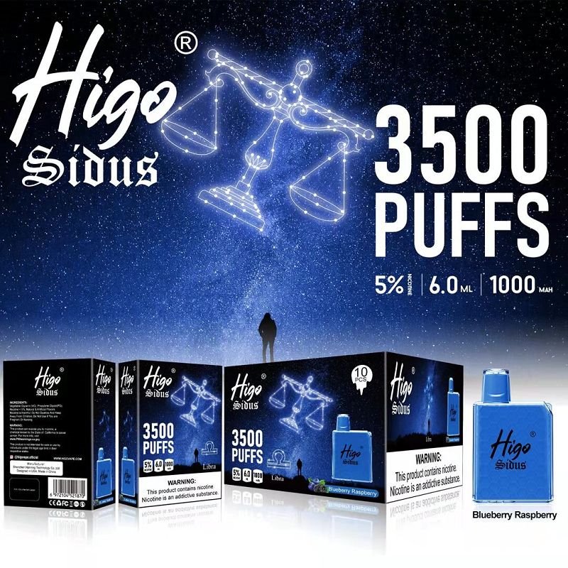 Jednorazová vapa Higo Sious 3500 Puffs