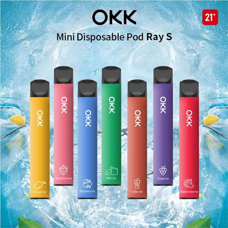 OKK RAYS Elektronická cigareta na jedno použitie