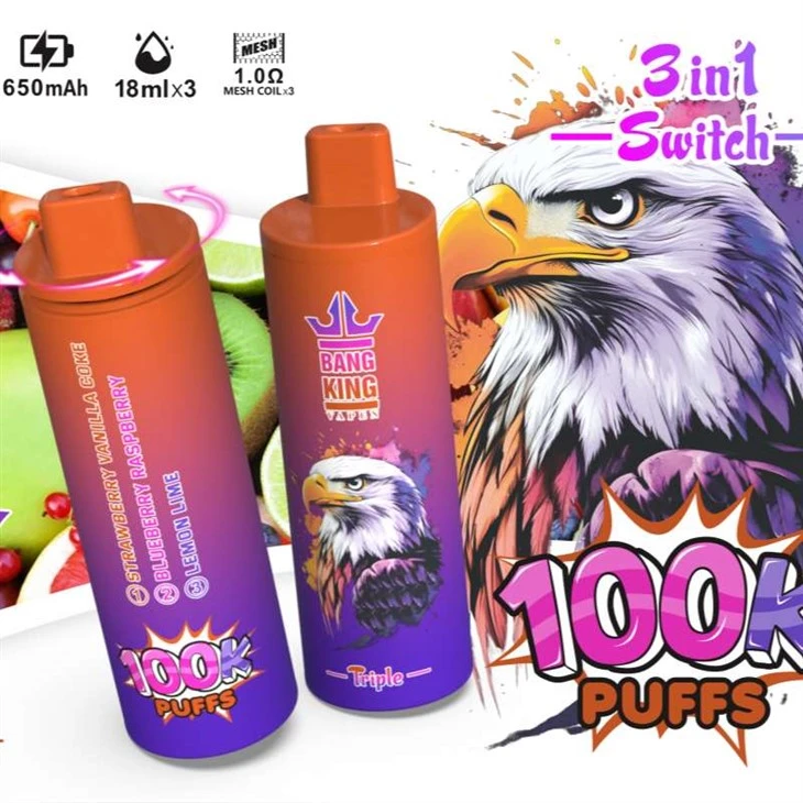 BANG KING VAPEN TRIPLE 100K 3v1