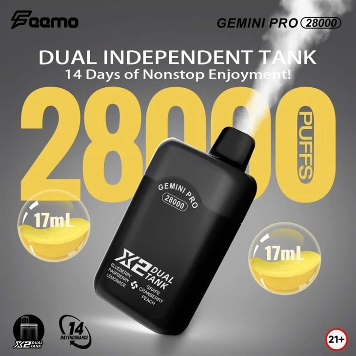 Feemo Gemini Pro 28000 Puffs Dual Arboute