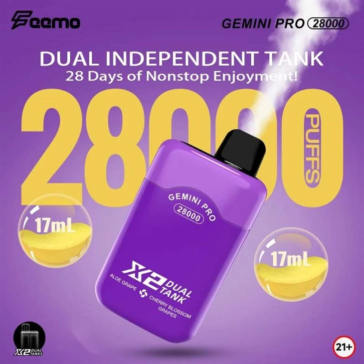 Feemo Gemini Pro 28000 Puffs Dual Taste