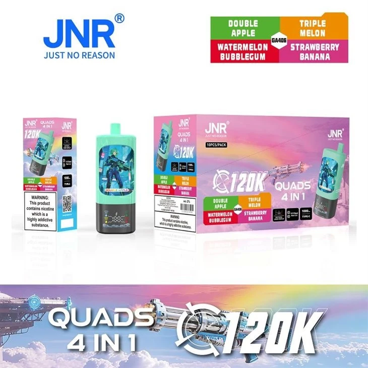 GA406 Bold Fruity Flavor Series_JNR QUADS 4IN1 120000