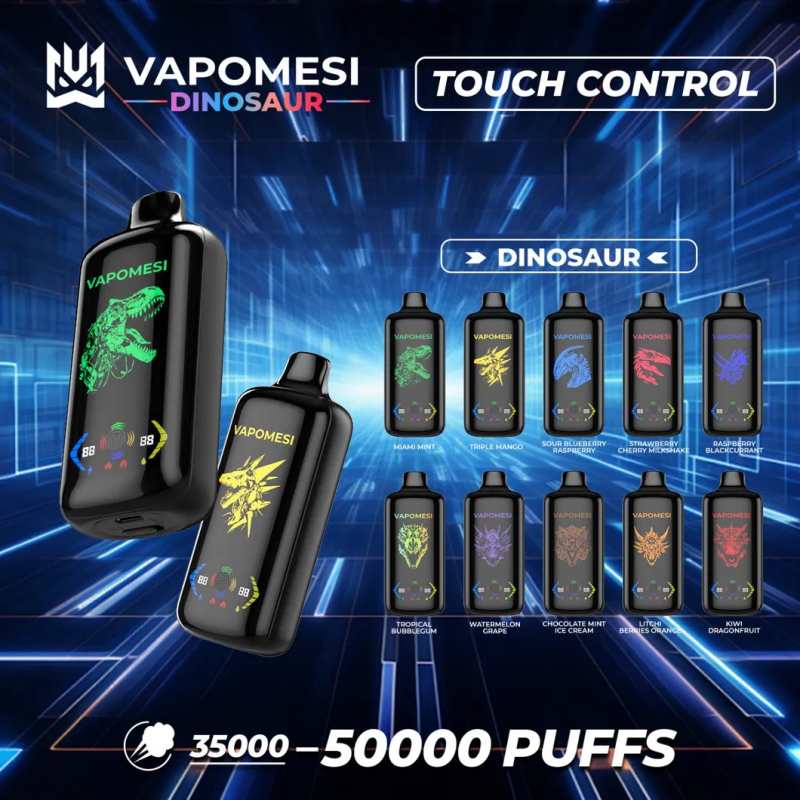 Disposable-Vape-Wholesale-Vapomesi-Dinosaur-30K-40K-50K-Puff-Bar-38ml-EU-Germany-Warehouse-Free-Shipping-Mtl-Dtl-Full-Touch-Screen-Display Disposable-Vape-Wholesale-Vapomesi-Dinosaur-30K-40K-50K-Puff-Bar-38ml-EU-Germany-Warehouse-Free-Shipping-Mtl-Dtl-Full-Touch-Screen-Display