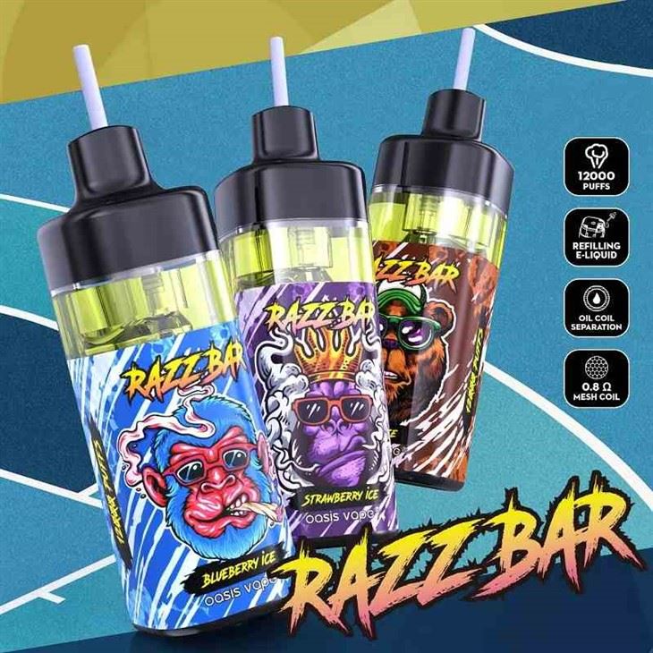 Jednorazová vapka RAZZ BAR 12000 Puffs
