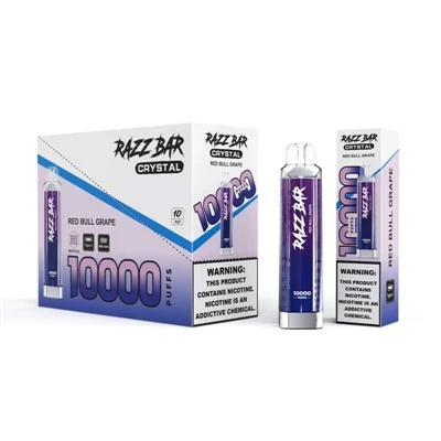 RAZZ BAR CRYSTAL 1 0 000 PUFFS NIC 0%