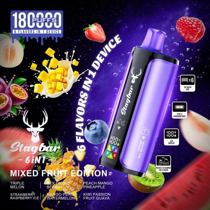Stag Bar 180K Puffs 6v1 Vape