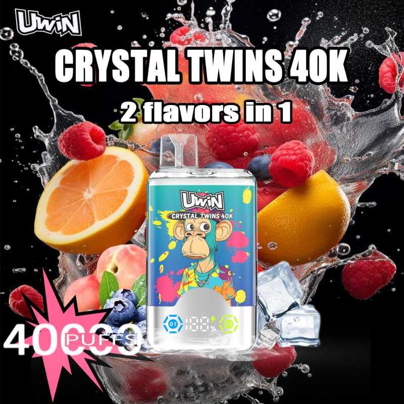 Uwin Crystal Twins 40000 Puffs Dual Courss VAPE