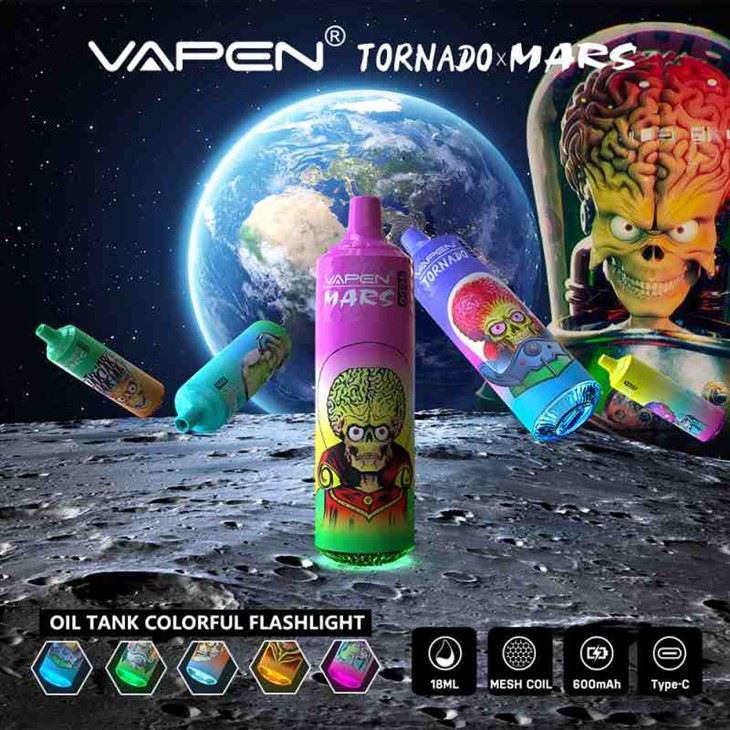 VAPEN TORNADO MARS 9000 Jednorazová vapa