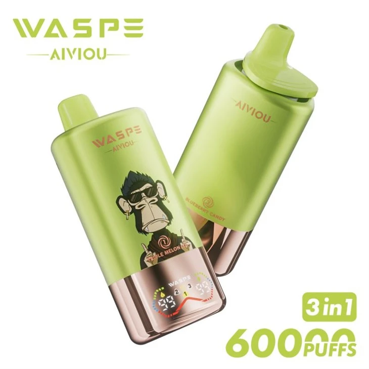 Waspe Aiviou 60000 Puffs 3 in 1 3 príchuť